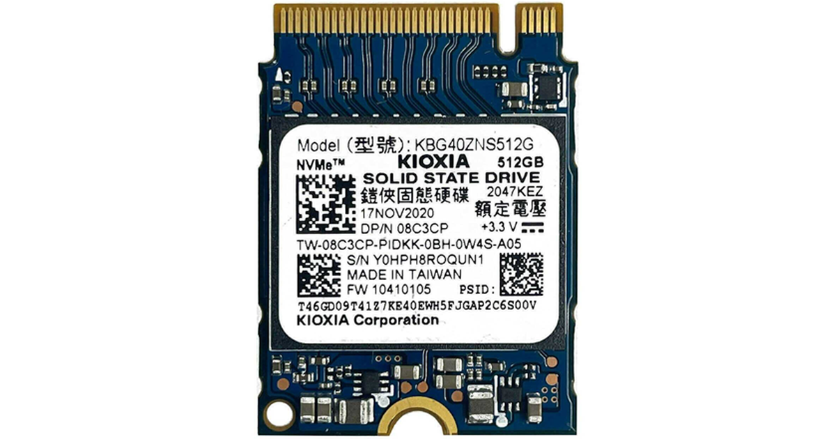 Kioxia BG4 512 GB (KBG40ZNS512G) | SoloTodo.cl