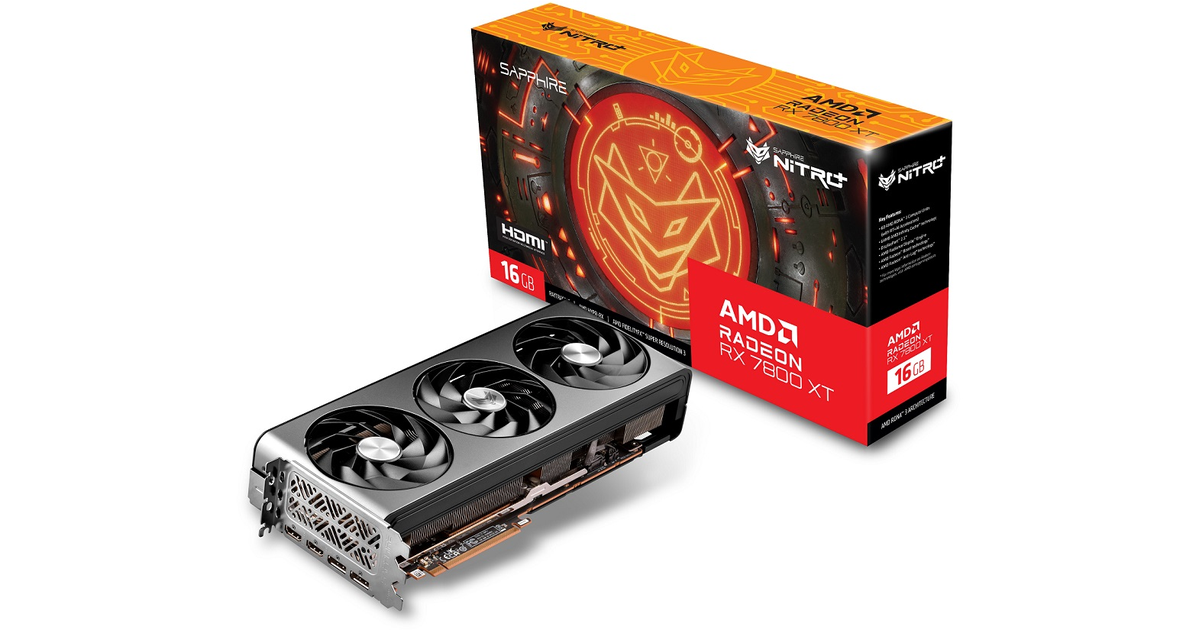 Sapphire NITRO+ AMD Radeon RX 7800 XT 16GB [11330-01-20G