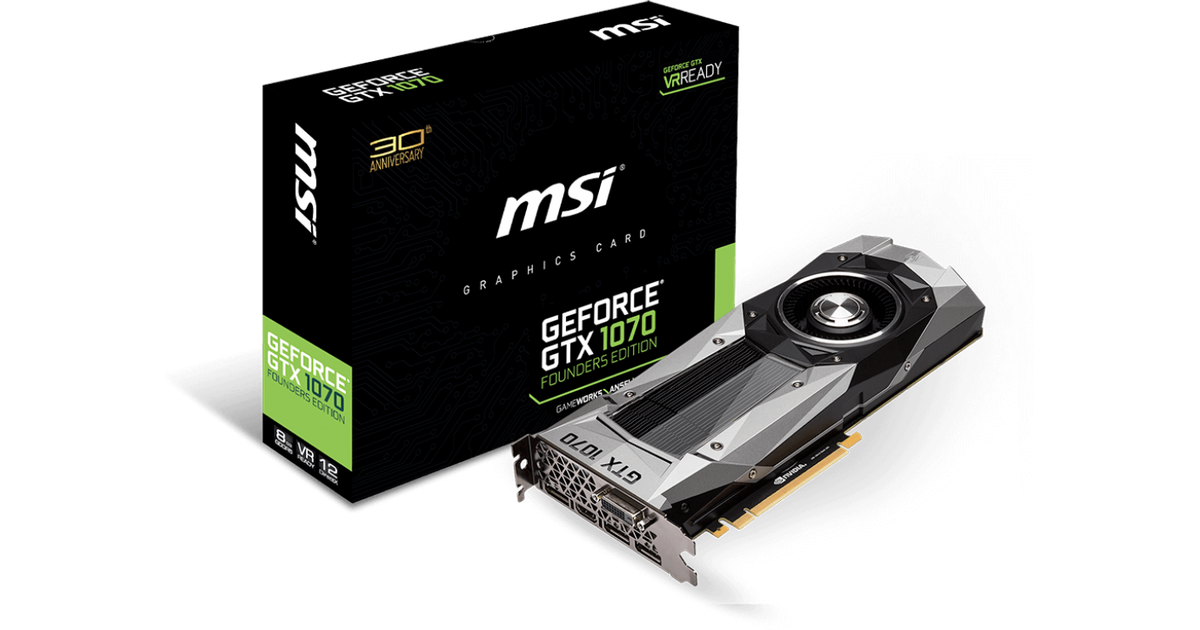 MSI GeForce GTX 1070 FOUNDERS EDITION [GTX 1070 FOUNDERS EDITION