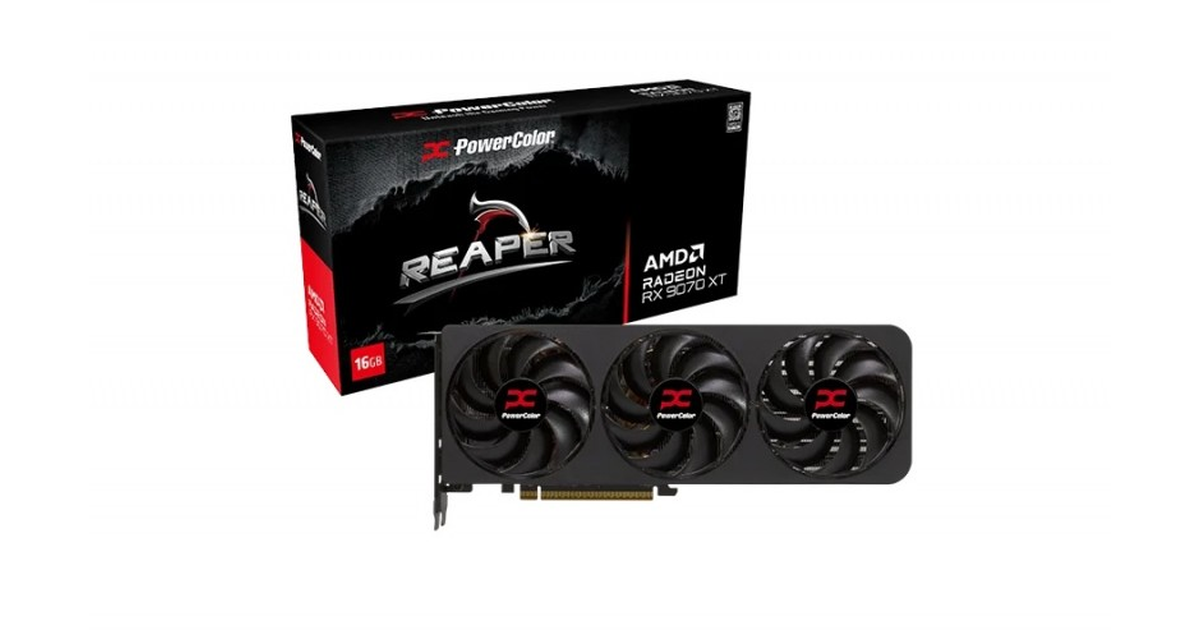 PowerColor Reaper AMD Radeon RX 9070 XT 16GB [RX9070XT 16G-A