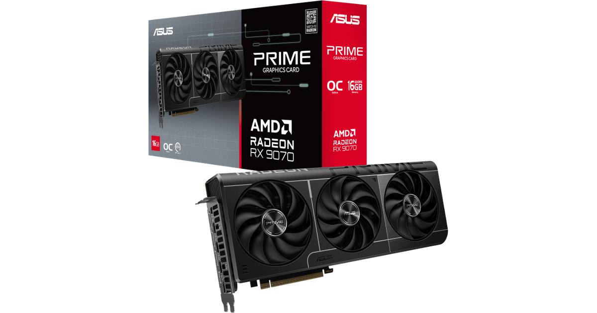ASUS Prime Radeon RX 9070 16GB GDDR6 OC Edition [PRIME-RX9070-O16G