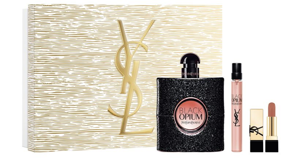 Yves Saint Laurent Black Opium + Decant 10 ml + Labial Rouge Pur ...