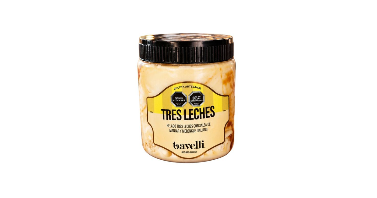 TAVELLI Helado Tres Leches (450 g.) | SoloTodo.cl