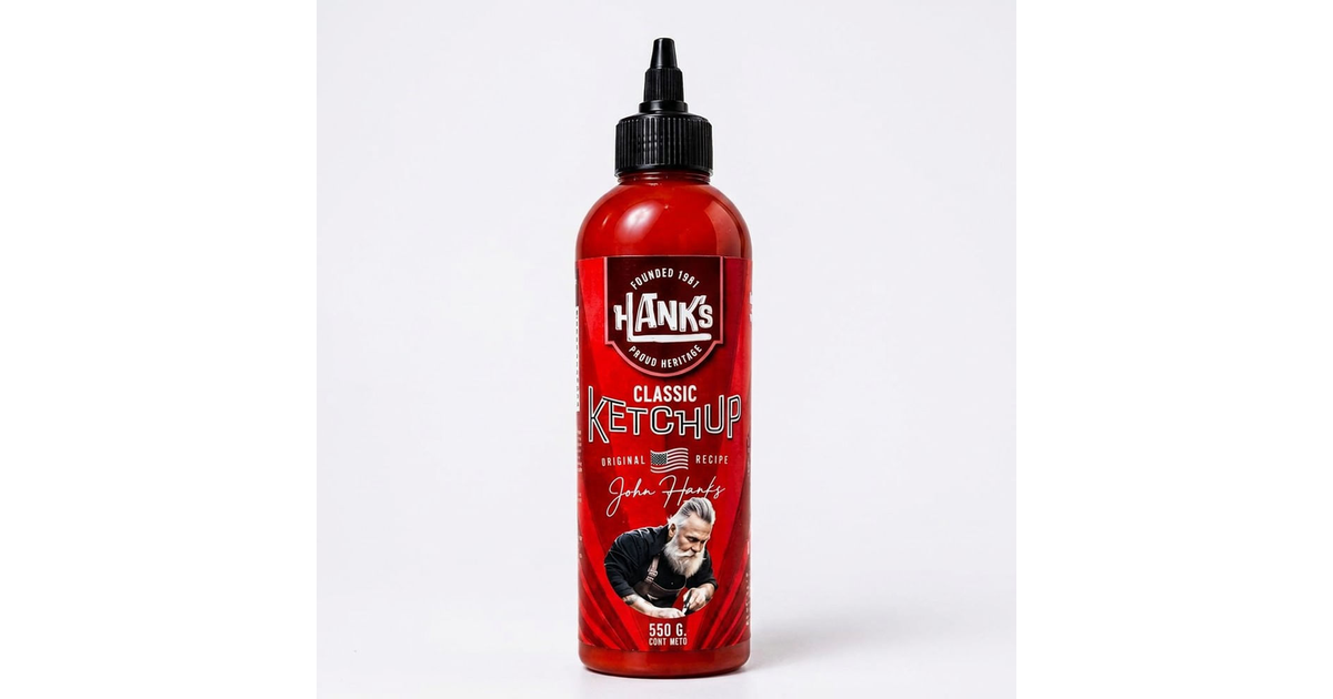 Hanks Ketchup (550 g.) | SoloTodo.cl
